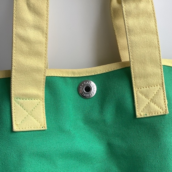GAP EUC Vintage Green & Yellow summer beach bag - Picture 6 of 16